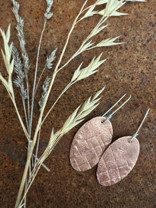 Textured Earrings Making Workshop Sunday 9th March 2025 2pm ~ 4 pm