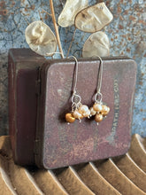 Copper Pearl Teardrops ~ Rich Cream