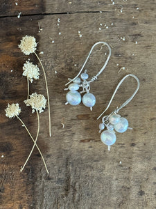 Pearl Clusters ~ Pale Blue